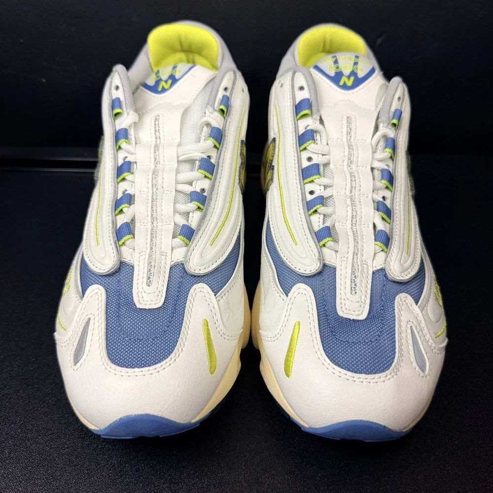 New Balance 1000 Mens Size 8.5 Shoes M1000CA‎ Sea Salt Heron Blue Sneaker White